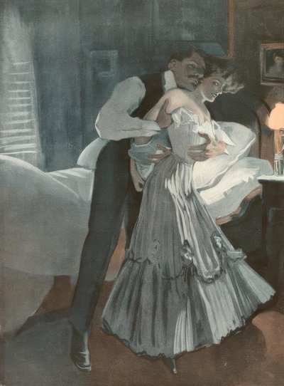 Lasciami coprire rapidamente la gabbia, Hansi guarda. da Ferdinand von Reznicek