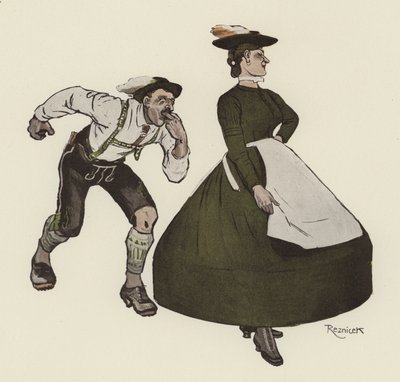 Schuhplattler da Ferdinand von Reznicek