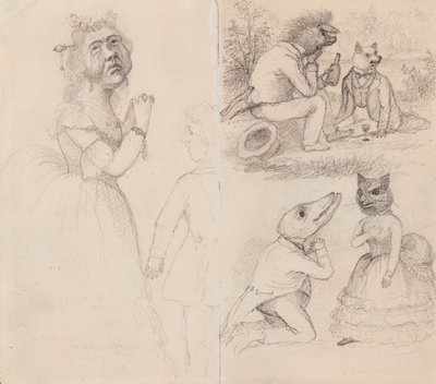 Caricature da Ferdinand von Wright
