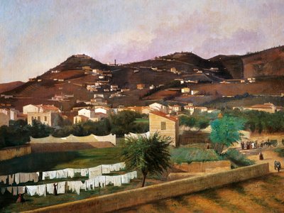 Veduta della Collina di Fiesole di Ferdinando Buonamici (1820-92) da Ferdinando Buonamici