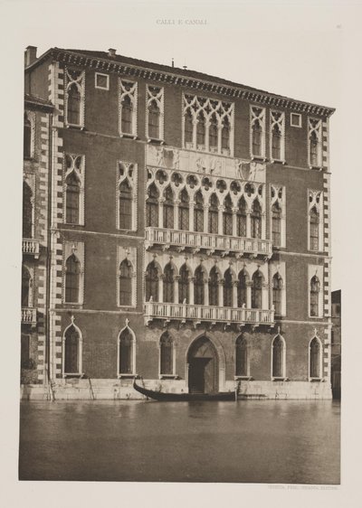Palazzo Foscari da Ferdinando Ongania