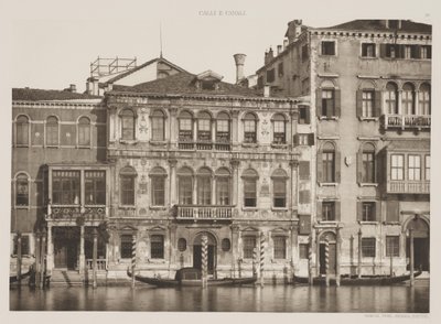 Palazzo Grimani, Canal Grande, 1891 da Ferdinando Ongania