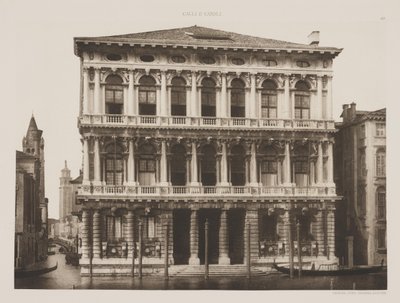 Palazzo Rezzonico da Ferdinando Ongania