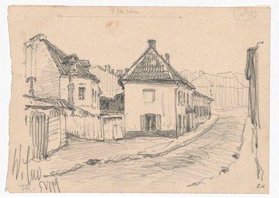 Vicolo dei conciatori a Vilnius da Ferdynand Ruszczyc