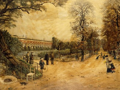 I giardini del Lussemburgo, Parigi, 1904 da Fernand Auguste Besnier