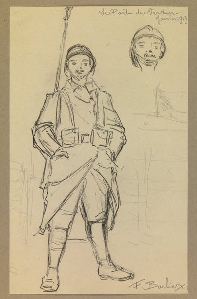 Il poilu di verdun da Fernand Barbier