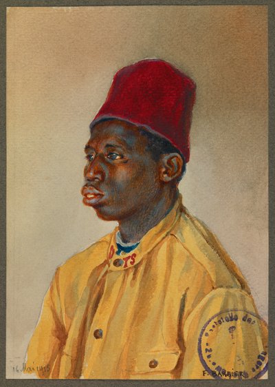 Madion - Diouf , soldato senegalese, Gustrow da Fernand Barbier