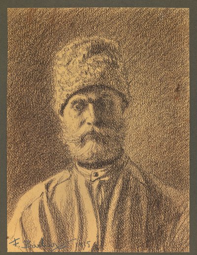 Ritratto di un prigioniero russo da Fernand Barbier