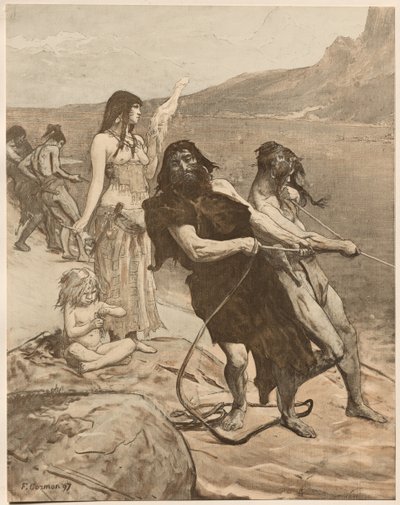 Cité Lacustre, 1897 da Fernand Cormon
