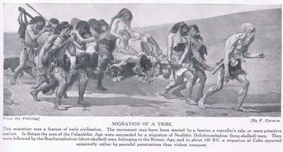Migrazione di una Tribù, illustrazione da 