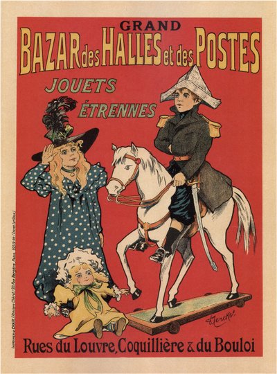 Grand Bazar des Halles et des Postes, 1899 da Fernand Fernel