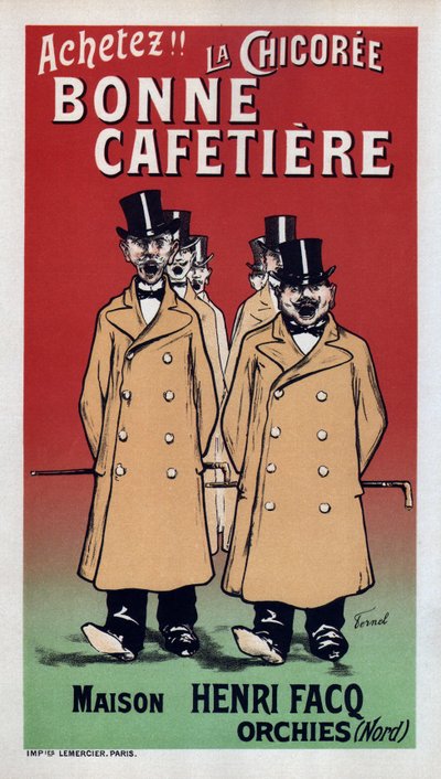 La Chicoree Bonne Cafetiere Poster, 1899 da Fernand Fernel