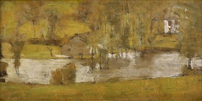 A Fosset; La Crue, 1881 da Fernand Khnopff
