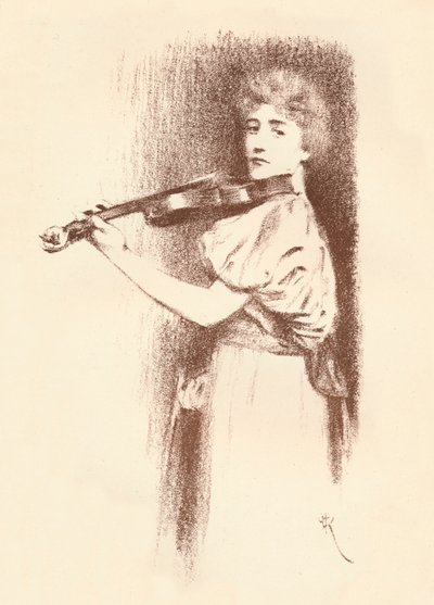 Un Violinista da Fernand Khnopff