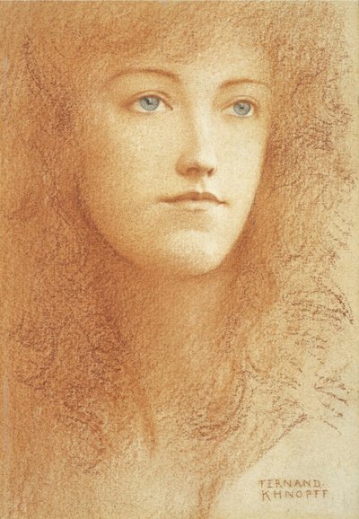 Una giovane inglese da Fernand Khnopff