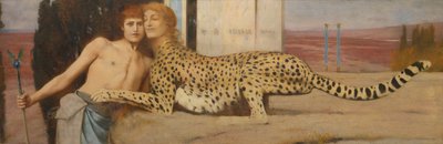 Carezze, 1896 da Fernand Khnopff