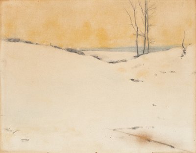 Nella neve, c.1916 da Fernand Khnopff