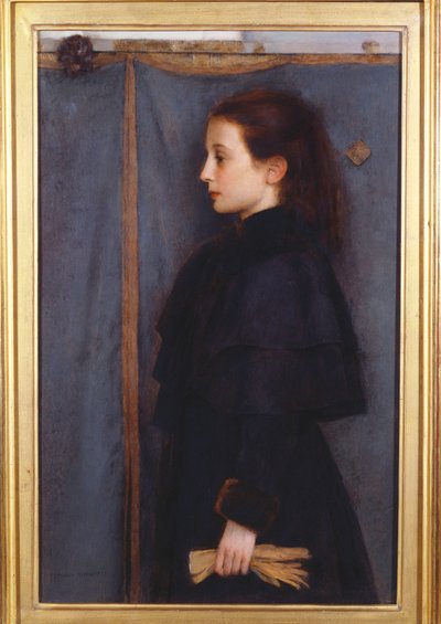 Ritratto di Jeanne de Bauer, 1890 da Fernand Khnopff