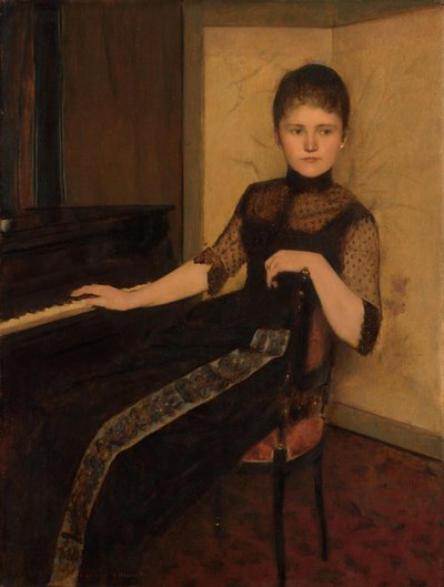 Ritratto di Jonkvrouwe Maria Francisca Louisa Dommer van Poldersveldt da Fernand Khnopff