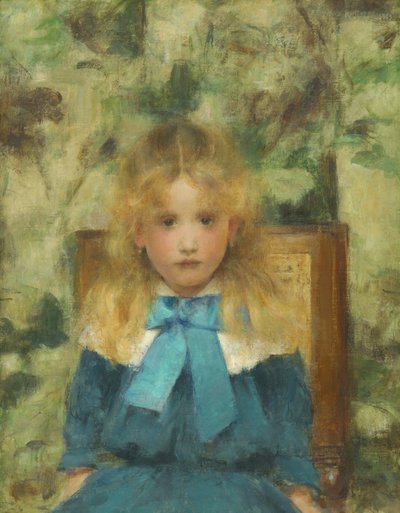 Ritratto di Mademoiselle Van der Hecht da Fernand Khnopff