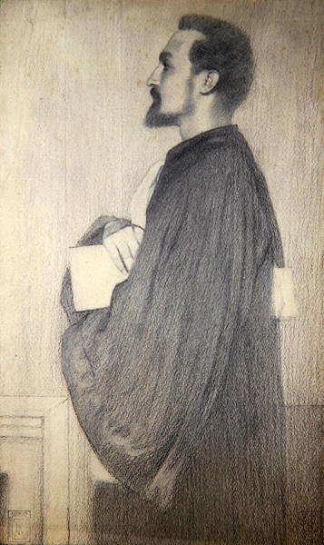 Ritratto di un uomo da Fernand Khnopff