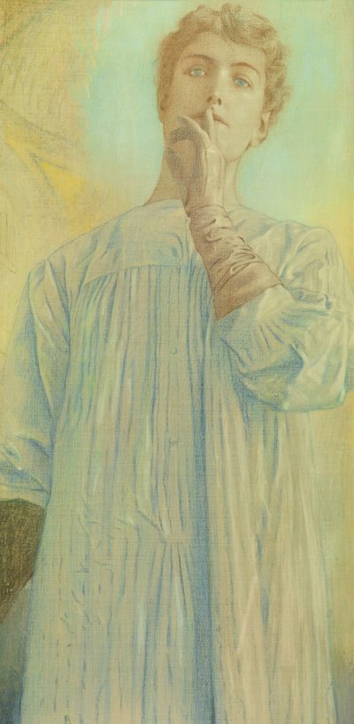 Silenzio, 1890 da Fernand Khnopff