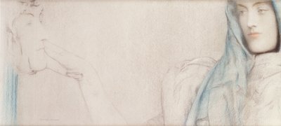 Studio per Il Segreto, c.1902 da Fernand Khnopff
