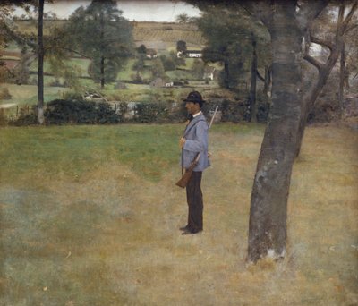 Il guardiacaccia da Fernand Khnopff