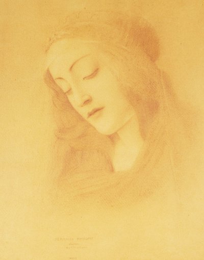 La Vergine dopo Botticelli da Fernand Khnopff