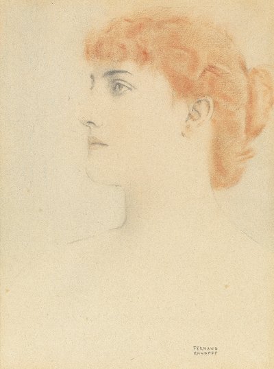 Una parigina, 1916 da Fernand Khnopff