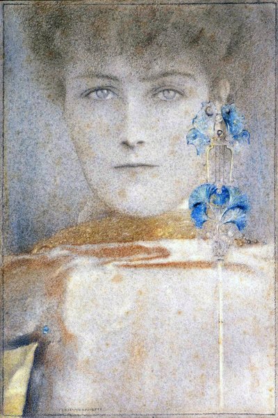 Maschera bianca da Fernand Khnopff