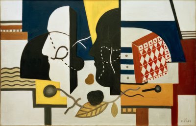 I due profili da Fernand Leger