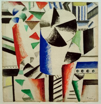 Cilindri colorati da Fernand Leger