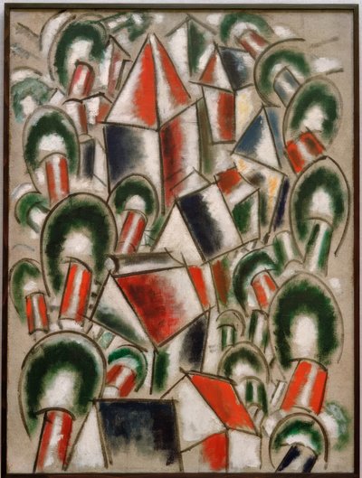 Case tra gli alberi da Fernand Leger