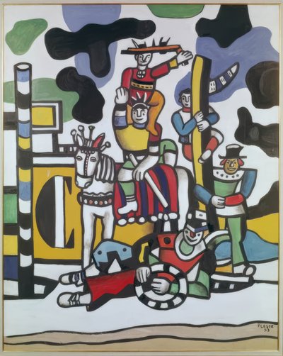 Composizione con cinque clown da Fernand Leger