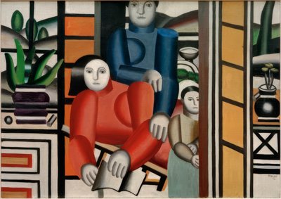 Persone in giardino da Fernand Leger