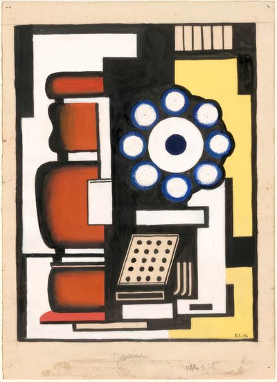 Studio per "Il cuscinetto a sfere" da Fernand Leger