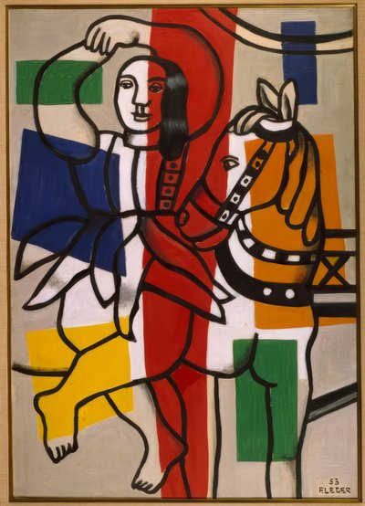Ballerina con cavallo da Fernand Leger