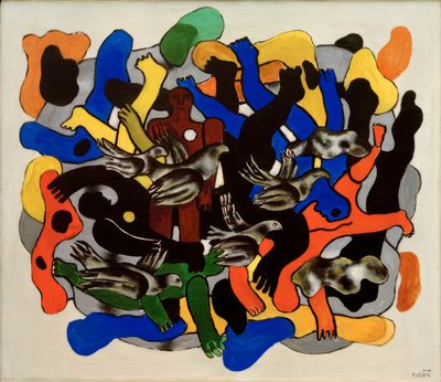 Subacqueo con uccelli da Fernand Leger