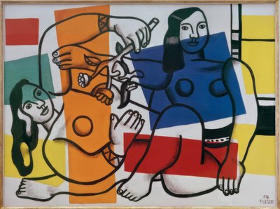 Due donne con fiori da Fernand Leger