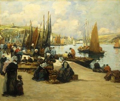 Sul Quai, Audierne da Fernand Legout Gerard