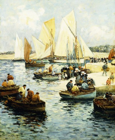 Retour des Pecheurs a Concarneau da Fernand Legout Gerard
