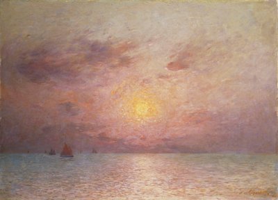 Navigando sul mare, sera da Fernand Loyen du Puigaudeau