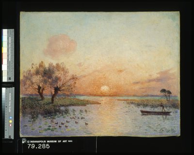 Lo stagno al tramonto (La Mare Au Coucher Du Soleil) da Fernand Loyen du Puigaudeau
