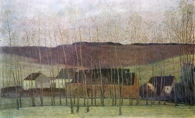 Paesaggio con edifici da Fernand Maglin