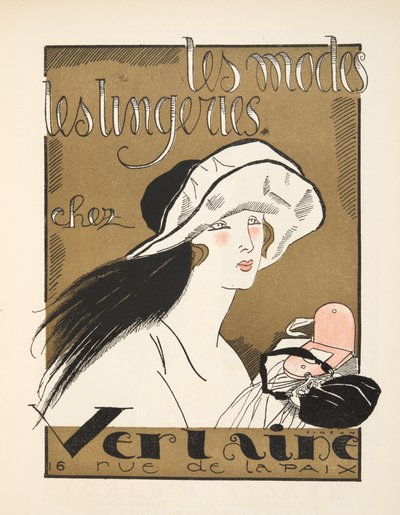 Pubblicità per Verlaine, da Gazette de Bon Ton da Fernand Siméon