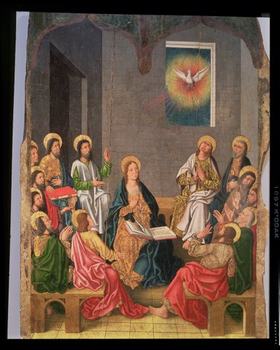 La Pentecoste da Fernando (workshop of) Gallego