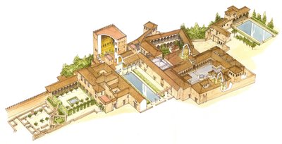 Alhambra, Granada, Spagna. Palazzi Reali da Fernando Aznar Cenamor