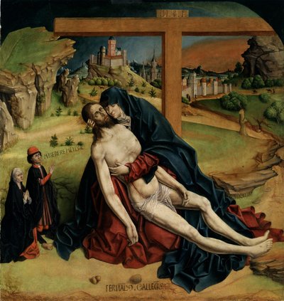 Pietà, 1465-1470 da Fernando Gallego