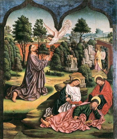Preghiera nel Giardino degli Ulivi, dipinto di Fernando Gallego da Fernando Gallego